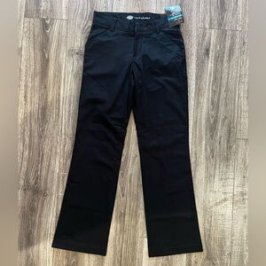 Dickies women flex twill pant size 2 regular black new with tags